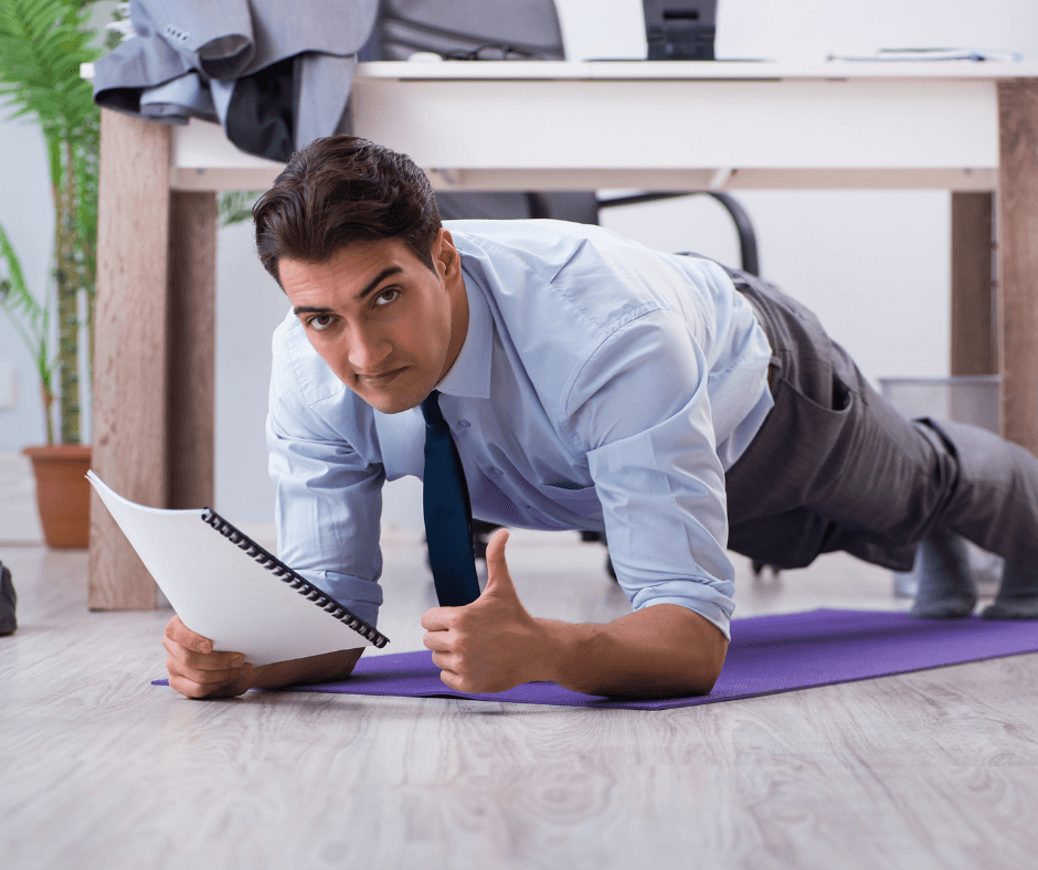 Exercising needed for the typical office worker