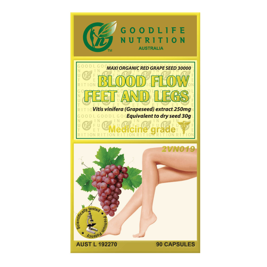 body supplements for feet and legs blood flow